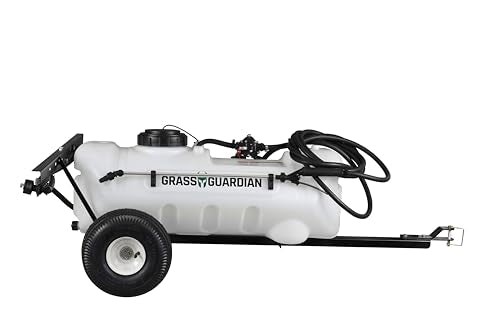 15 Gallon Pull-Behind Trailer Broadcast Sprayer - 1.1GPM, 7' Swath - size: 15 Gallon, style: Tow-Behind