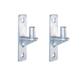 Wall Mount Gate Hinge Chain Link Fence Gate Hinges with 5/8 Hinge Pin (2 Pcs) - size: 2 Pcs