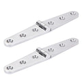 Atibin Heavy Polished Door Hinge Stainless Yacht Hardware Boat Hinge Steel Deck Mount Marine Hinges Cabinet SUS316 6 inch x 1.10 inch 2pcs - style: 2Pcs 6" x 1.10"