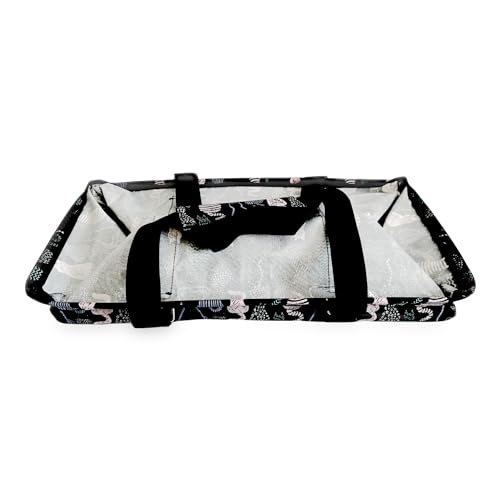 Large Collapsible Tote - color: Pattern Kittens