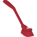 Vikan - Fine Dish Brush - Heavy-Duty, Narrow, Slip-Resistant Cleaning Brush, Polypropylene, Polyester Bristle, 11 Inch, Red, (42874) - color: Red, size: 1 Count (Pack of 1)