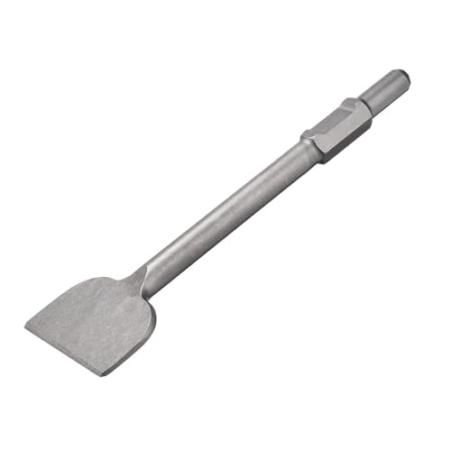 HARFINGTON 65A Shank Floor Scraper Chisel 16.1" x 4.72" Steel Jack Hammer Chisel Bit for Electric Demolition Gardening Landscaping Digging Cutting - size: 16.1" x 4.72"
