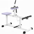 Soozier Seated Calf Raise Machine for Home Gym Waist Arm Training | Adjustable Calf Machine Leg Extension - color: Purple