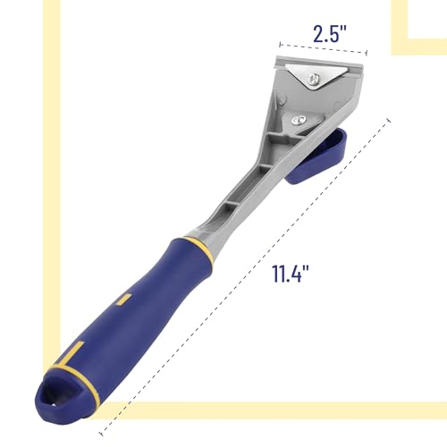 Bates- Carbide Scraper, 2.5", Double-Edged Tungsten Steel Blade, Paint Scraper Tool - size: 2.5 Inch 1 Pack