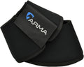Shires Arma Neoprene Bell Boots - Anti-Spin Double Lock Shock Absorbing Horse Overreach Boots Black/X-Full