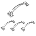 V171 6-1/2" Gate Handle, Screen Door Handle in Stainless Steel0 Color- 4 Pack - size: 4 Pack Stainless Steel