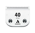 Andis 64076 UltraEdge Detachable Blade, Size 40, 1/100in Ultra-Close Cut | Carbon steel, fits AG, AG2, AGP, AGC, AGC2, AGR, AGR+, AGRC, AGRV, AGCL, BG, DBLC, MBG & SMC - style: 40 Blade (Pack of 1)