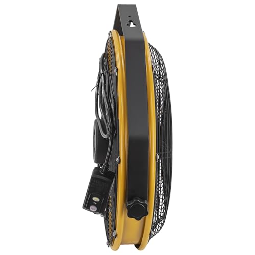 CAT fans - 18"-Blade Indoor/Outdoor IPX4 Weatherproof High-Velocity Wall Mounted Shroud Fan, 4,000 CFM, 3-Speed - For Industrial, Commercial, & Residential Use, cETL Certified (HVOD-18S-NG)