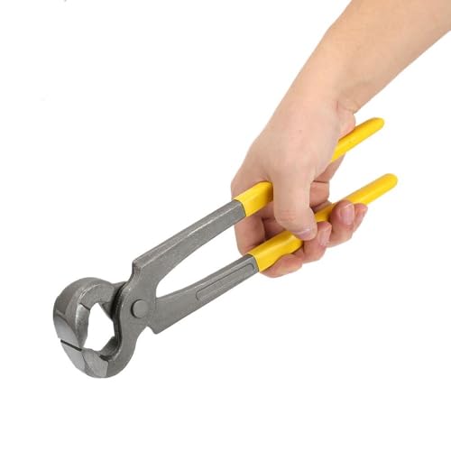 10in/12in Hoof Nipper Trimmer, Nail Puller Pliers, Farrier Tool, End Cutting Pliers, for Foals Goats Sheep, Home Woodworking(12 inches) - size: 12 inches