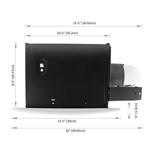 BV Bathroom Exhaust Fan 140CFM - Bathroom Fan 1.0 Sones, 6" Duct Collar, Rooms Up to 140 Sq. Ft.| Energy-Saving Ventilation Fan, Stainless Steel - No Attic Access | Ultra-Quiet HVI 2100,UL Certified - size: 140 CFM – Standard