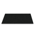 PAR-MSI Heavy Duty Gym Flooring Mat - 3.5' x 6' x 3/4" Thick Rubber Mat - Solid Black - Ideal for Home Gyms, Commercial Fitness Centers, Workouts, and More