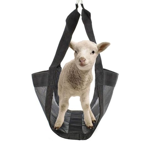 balacoo Breathable Calf Sling for Weighing Small Animals Pet Weight Sling with Mesh Design for Goats Puppies Dogs and Livestock 18.89X11.81 Inch Durable Animal Suspension Equipment