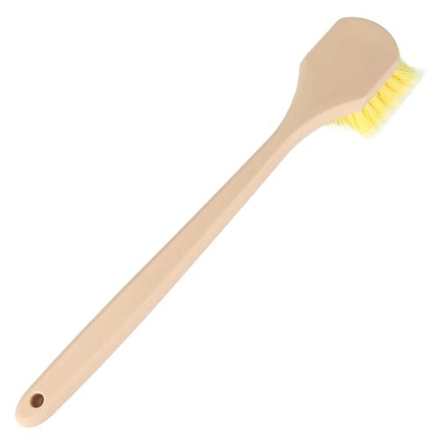 Mr. Detroit - 20" Long Handle Wash Brush w/Heavy Duty Scrub Brush | with Non-Slip Long Handle for All Wheels, Tires, Automobile, Motorcycle, Bicycle and Ship Applications