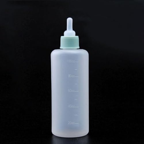 100ml Pet Feeding Bottle with Clear Scale for Newborn Puppies Kittens Rabbits Hamsters Squirrels(pink-100ml) - style: pink-100ml
