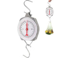 Precision Hanging Scale, 110 LB / 50KG Luggage Weight Scale | Spring Dial Weight Scale Large Fish Scale, Mechanical Kitchen Weighing Food Scale for Market, Feeding, Kitchen