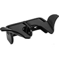 Black Wall Mount 1-3/8" Flat Back Butterfly Latch - Chain Link Fence Gate Latching Hardware - size: BLACK 1-3/8"