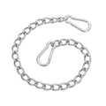 PATIKIL Gate Chain Lock, (15.8Inch, Silver) (1Pcs)304 Stainless Steel Hanging Chain Lock for Stall Barn/Cabinet/Fence/Hammock/Pet Cages - size: 15.8Inch