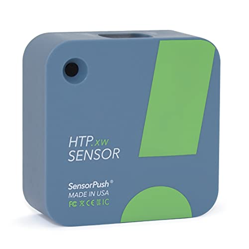 HTP.xw Temperature, Humidity & Barometric Pressure, Bluetooth | Water resistant, measures dewpoint, VPD & heat index, indoor/outdoor, unlimited in-app data, works with G1 Gateway, USA made