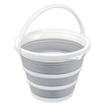 2.6 Gallons Collapsible Bucket with Handle, Space Saving Design Portable Foldable Water Pail for Indoor/Outdoor, Mop, Boating, Camping, and Fishing (1-Pack)
