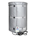 Metal Drum Heater,Industrial Grade/Weather Resistant Drum Heating Blanket,30 Gallon Bucket Heater Fixed Thermostat 212℉,Insulated Bucket Warmer with 10-Hour Timer - size: 30Gal