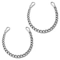 12 inches Stainless Steel Horse Curb Chain Hackamore Chain 2 Pack - size: 2 pack, style: Hackamore