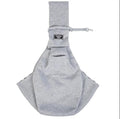 CYBERNOVA Small Pet Dog Cat Sling Carrier for 3-15lbs, with Pocket,Hand-Free Pet Bag Dog Cat Puppy Carry Bag for Travel and Walking Outdoor (grey2) - color: grey2
