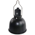 LUCKY HERP Aluminum 5.5inch Shallow Dome Reptile Light Fixture, Reptile Heat Lamp Fixture for UVB Bulb Basking Heat Bulb - color: Shallow Reptile Light Fixture, size: 5.5 inch Non-Adjustable