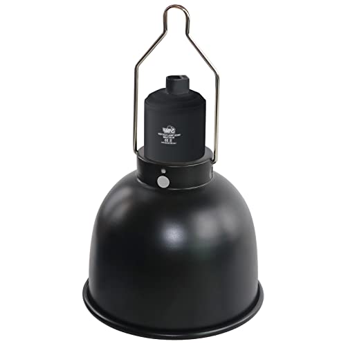 LUCKY HERP Aluminum 5.5inch Shallow Dome Reptile Light Fixture, Reptile Heat Lamp Fixture for UVB Bulb Basking Heat Bulb - color: Shallow Reptile Light Fixture, size: 5.5 inch Non-Adjustable