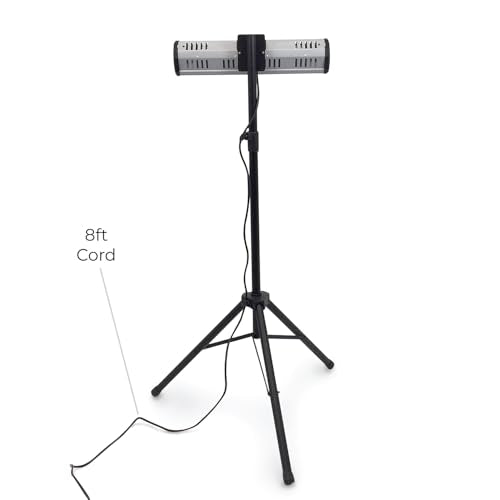 Heat Storm HS-1500-TT Infrared, 7 ft Cord, Tripod + Heater, Black - style: Heater + Tripod