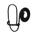 Weaver Livestock Poly Rope Sheep Halter, Modern Style Braid Sheep and Goat Rope Halter - color: Black