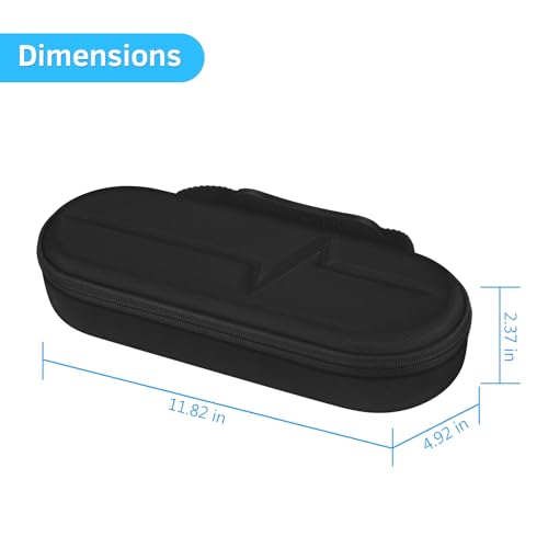 Stethoscope Case for 3M Littmann Classic III, Lightweight II S.E, Cardiology IV Diagnostic, MDF Acoustica Stethoscopes - Travel Hard Carrying Bag for Doctor & Nurse Accessories (Black) | Lightweight II S.E., MDF Acoustica, Hard Carrying Bag, Doctor Nurse