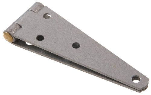 Hardware Essentials 851685 Heavy Duty Strap Hinges Galvanized 6" - 2 Pack