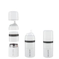 MILK & WATER Stainless Steel All-in-One Baby Bottle with Anti Colic Nipple - color: Arctic White, style: Bottle, 5oz, Medium Flow
