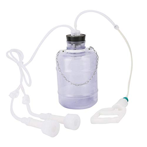 Milking Machine, 3L Manual Milking Machine, Portable Milking Kit with Hand-Pulling Device, a Good Helper Tool for The Farmers(for Goat)
