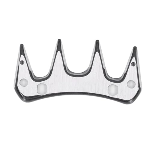 Sheep Shears Replacement Blades, 2 Pack Curved 9 Tooth High Carbon Steel Clipper Comb Blades for Thick Coat Sheep Goats Alpacas Llamas Grooming