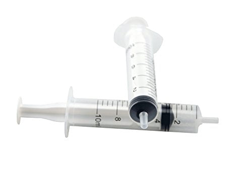 Karlling 10ml Plastic Syringe without Needle, 5 Pack – for Liquid Measuring, Pet Oral Dosing, Resin & Epoxy Crafts, Jello Shots, Precise 0.5ml Markings - style: *10ML(5 Pack)