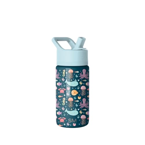 Simple Modern Kids Water Bottle & Toddler Cup | 14oz | Under the Sea - color: -Under the Sea, size: 14 Ounces