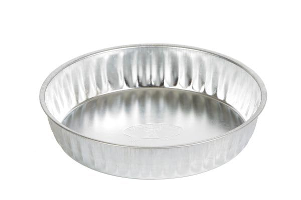 Little Giant® 1 Gallon Galvanized Pan | Steel Feeding Pan for Livestock
