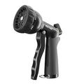 RESTMO Garden Hose Nozzle, Heavy Duty Water Hose Nozzle with 7 Adjustable Spray Patterns, High Pressure Hand Sprayer with Flow Control, for Watering Plants & Lawns, Washing Cars & Pets, Flash Black - color: Flash Black