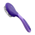Harrison Howard Horse Mane and Tail Brush - Professional Grooming Brush, Equestrian Detangler, Non-Slip, Purple - color: Purple