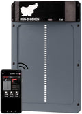 RUN-CHICKEN Door T50 – Automatic Chicken Coop Door Opener, Battery Powered & Weatherproof Aluminum, Smart App & Timer Control, Predator Proof, Easy Install, Reliable All-Season Performance (Gray)