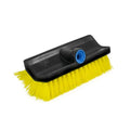 Unger Hydropower Lock-On 10" Bi-Level Scrub Brush | Dual-level bristles for deep scrubbing; ideal for garage, driveway, deck, concrete & brick - size: 10 inches (Pack of 1), style: Multi-Angle Scrub Brush