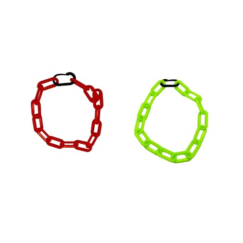 2 Pack Goat Collar Breakaway Chain for Sheep Halter Plastic Chain Breakaway Link Goat Collar Easy to Clean