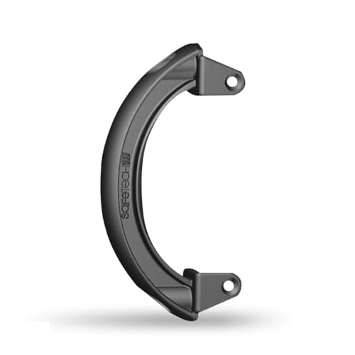 Safetech Hardware SHDL-150 Polymer Pull Gate Handle | Side Fixing Legs, Easy Alignment & Added Strength | Left & Right Reversible | Aluminum, Vinyl/PVC, & Wood | Any Square Post Gates - Black - color: Black