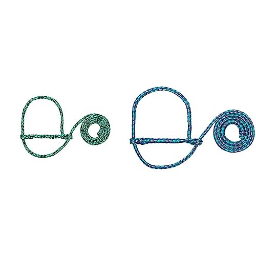 Weaver Leather Poly Rope Sheep Halter Bundle (Mint/Black/Gray and Blue/Mint/Gray)