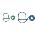 Weaver Leather Poly Rope Sheep Halter Bundle (Mint/Black/Gray and Blue/Mint/Gray)