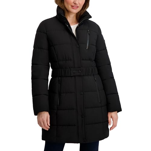 Nautica Women's Maxi Puffer - color: Black, size: Medium
