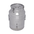 7.4 Gallon Milk Can with Spout, 28L Milk Container Stainless Steel Bucket with Locking Sealed Lid, Airtight Food Storage Container for Home, Farm, Commercial Kitchen (7.4 Gallon/28L) - size: 7.4 Gallon/28L