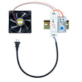 Electrical Cabinet Cooling Fan and Thermostat Set for Electrical Enclosures | Cooling fan with themostat set, auto temperature control to reduce internal heat and protect enclosure electrical components