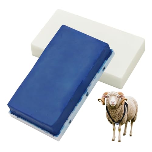 1 pcs Mark Harness Crayons for Sheep & Goat Breeding Marking Harness,Vivid and Long Lasting (Blue) - color: Blue